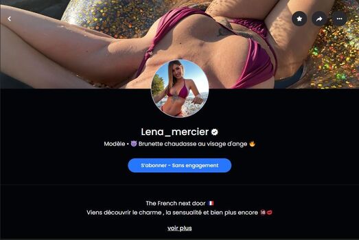 Full leaked Lena mercier private photo