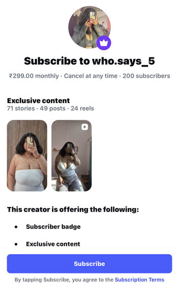 Full leaked Who says  page private photo